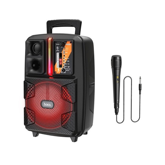 Hoco Portable Wireless Speaker BS37 with Mic Black